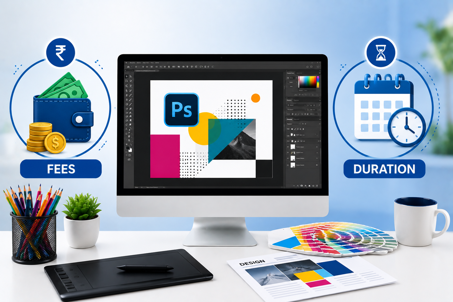 Photoshop and DTP: Fees and Duration